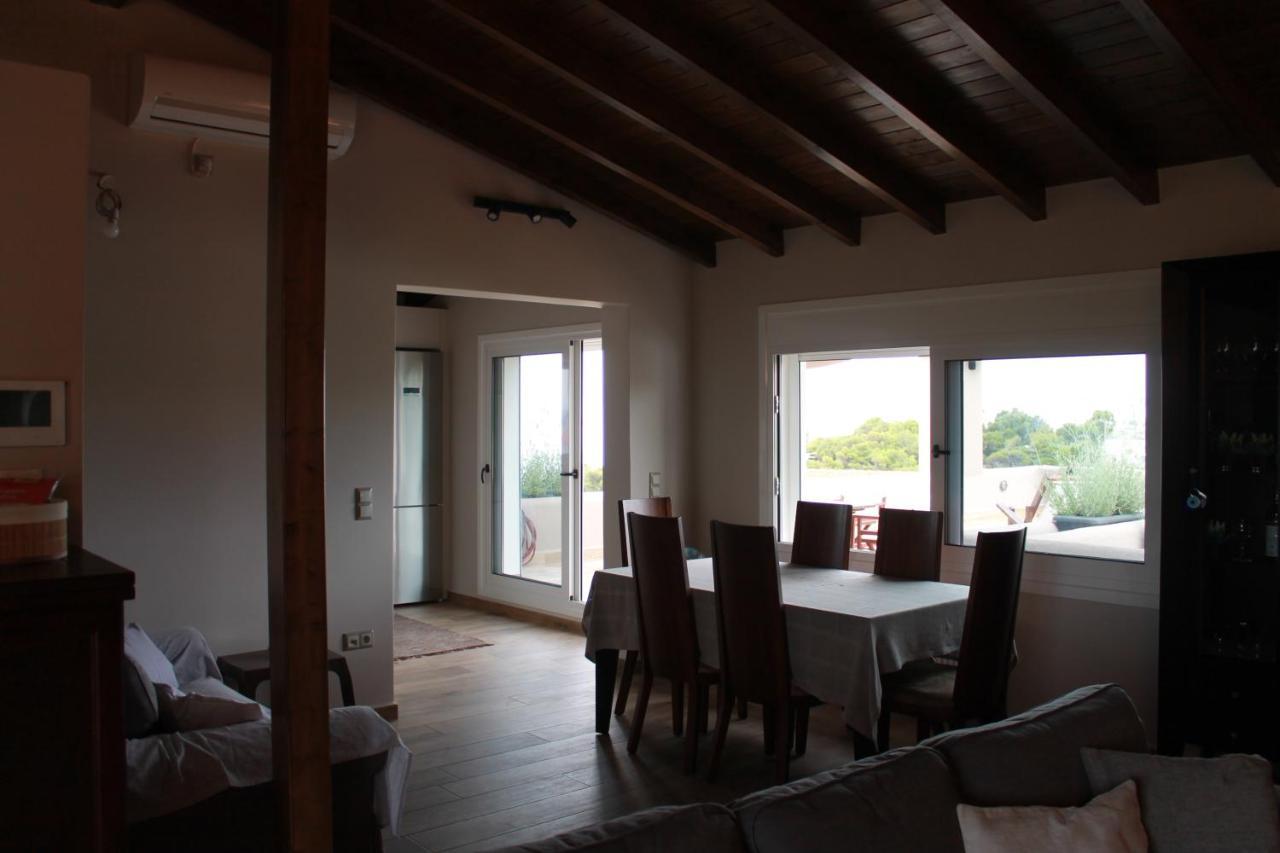 Sea View Apartment 15 Min From Athens Airport Néa Mákri Eksteriør bilde