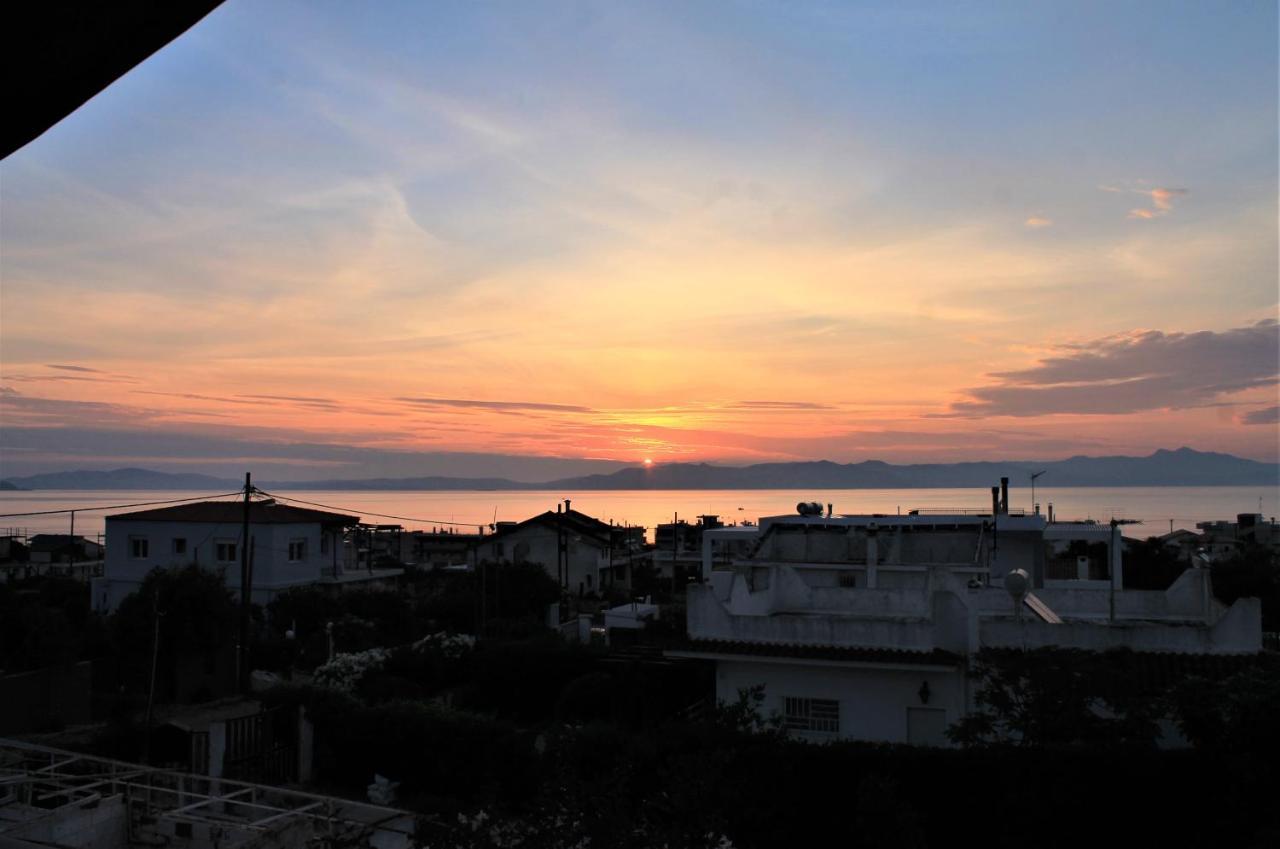 Sea View Apartment 15 Min From Athens Airport Néa Mákri Eksteriør bilde