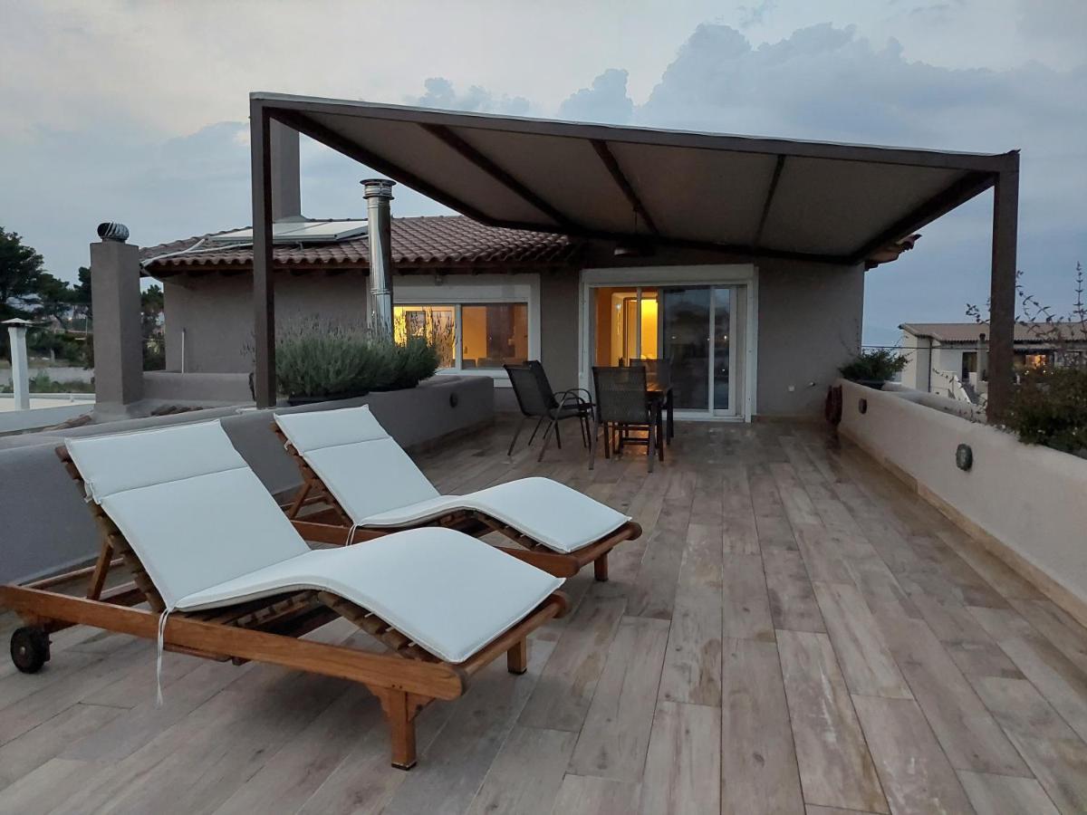 Sea View Apartment 15 Min From Athens Airport Néa Mákri Eksteriør bilde