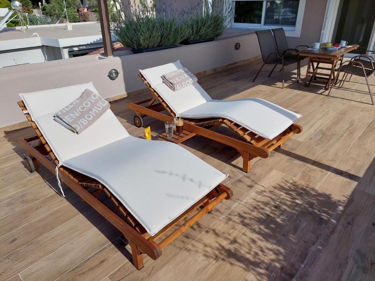 Sea View Apartment 15 Min From Athens Airport Néa Mákri Eksteriør bilde